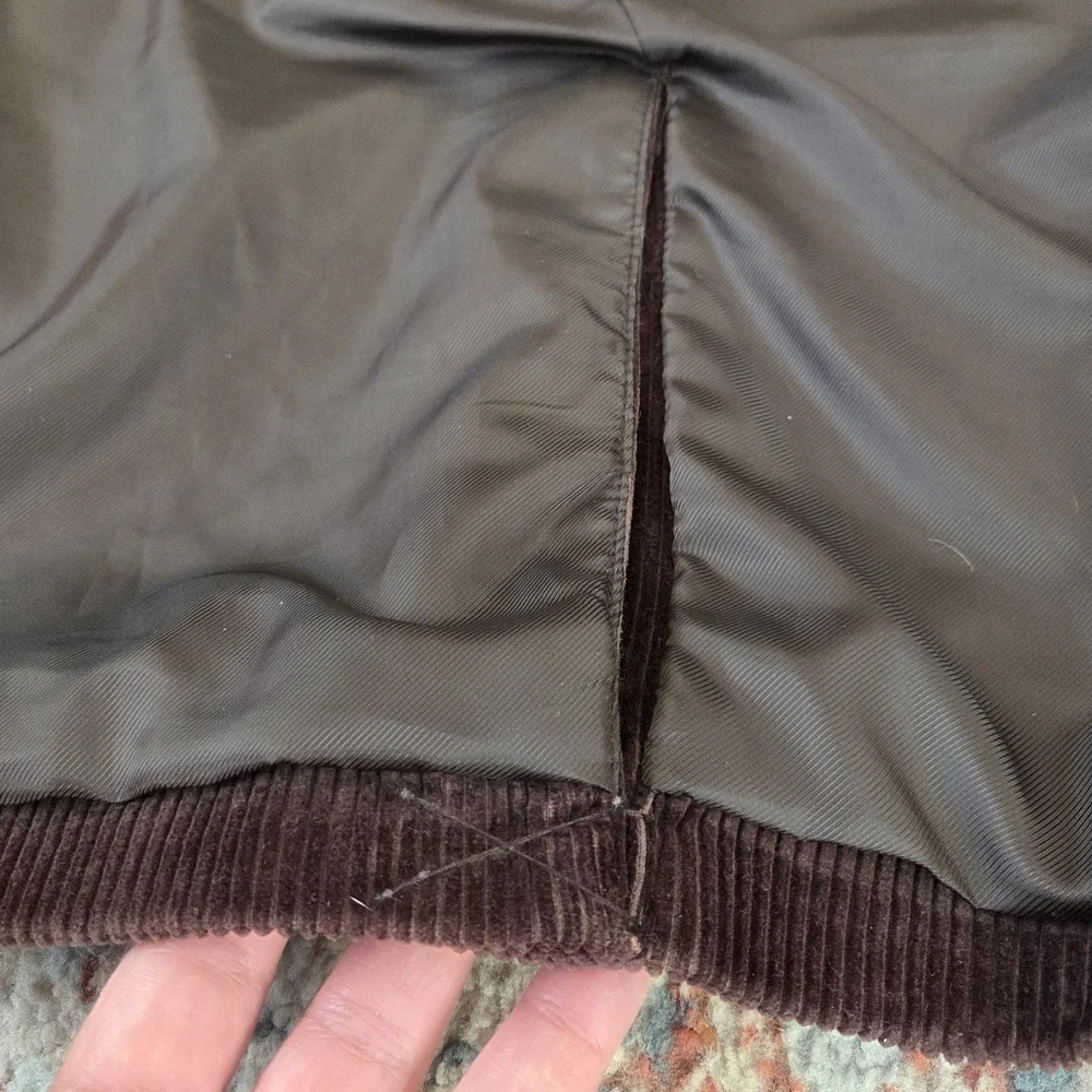 Eddie Bauer Vintage Corduroy Blazer Jacket Men's Medium Brown Notched Lapels‎